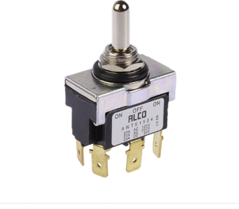 AWTS1504 Double Pole Double Throw (DPDT) Toggle Switch