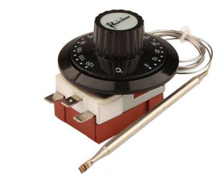 TS-120SB Capillary Thermostat 3 Pin Adjustable Tempering Switch NC