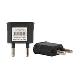 TTA 2RP-16A Travel Adaptor 2 Round Pin (Black) 16A