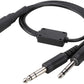 U174 David Clark AVCOMM, U 174 - Headphone Splitter, Helicopter to General Aviation Headset Adapter