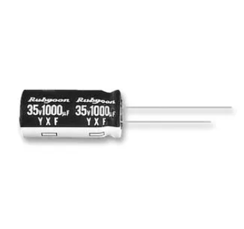 50YXF220MEFC10X16 RUBYCON Electrolytic Capacitor, Miniature, 220 µF, 50 V, ± 20%, Radial Leaded, 7000 hours @ 105°C, Polar