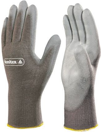 VECUT42GN10 Polyethylene Polyurethane-Coated Cut Resistant Gloves, size 10, Grey