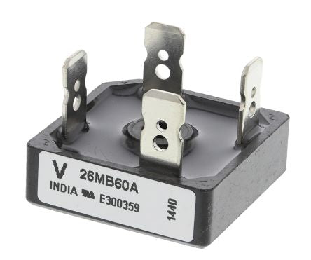 VS-26MB60A  Bridge Rectifier, 25A 600V, 4-Pin D 34