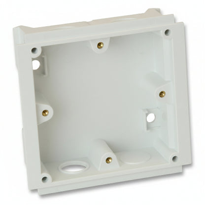VTS/6025 WHI    Trunking Fitting, 1 Gang Box, White, 25 mm
