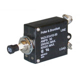 W23-X1A1G-20 - TE Connectivity - Thermal Circuit Breaker - W23 Single Pole 50 V dc, 250V ac Voltage Rating, 20A Current Rating