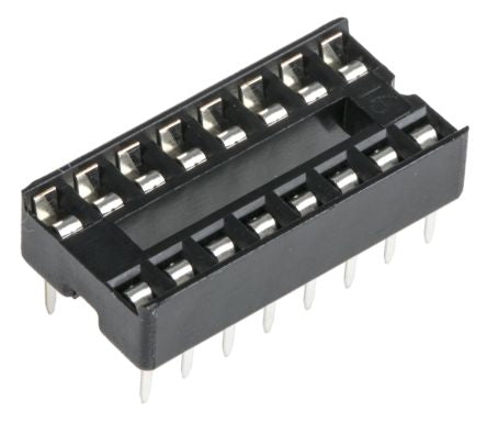 W3116TRC 2.54mm Pitch Vertical 16 Way, Through Hole Stamped Pin Open Frame