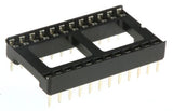 W3124TRC Pitch Vertical 24 Way Stamped Pin Open Frame IC Dip Socket