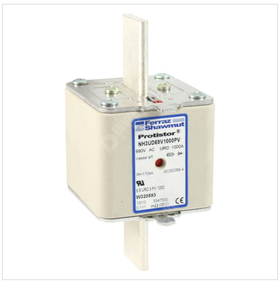 W320593 Mersen/Ferraz Shawmut -1000A 690Vac NH3 aR High Speed Fuse
