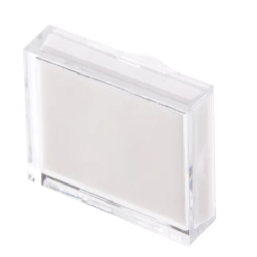 CMD745-2521 Orange Rectangular Push Button  Lens