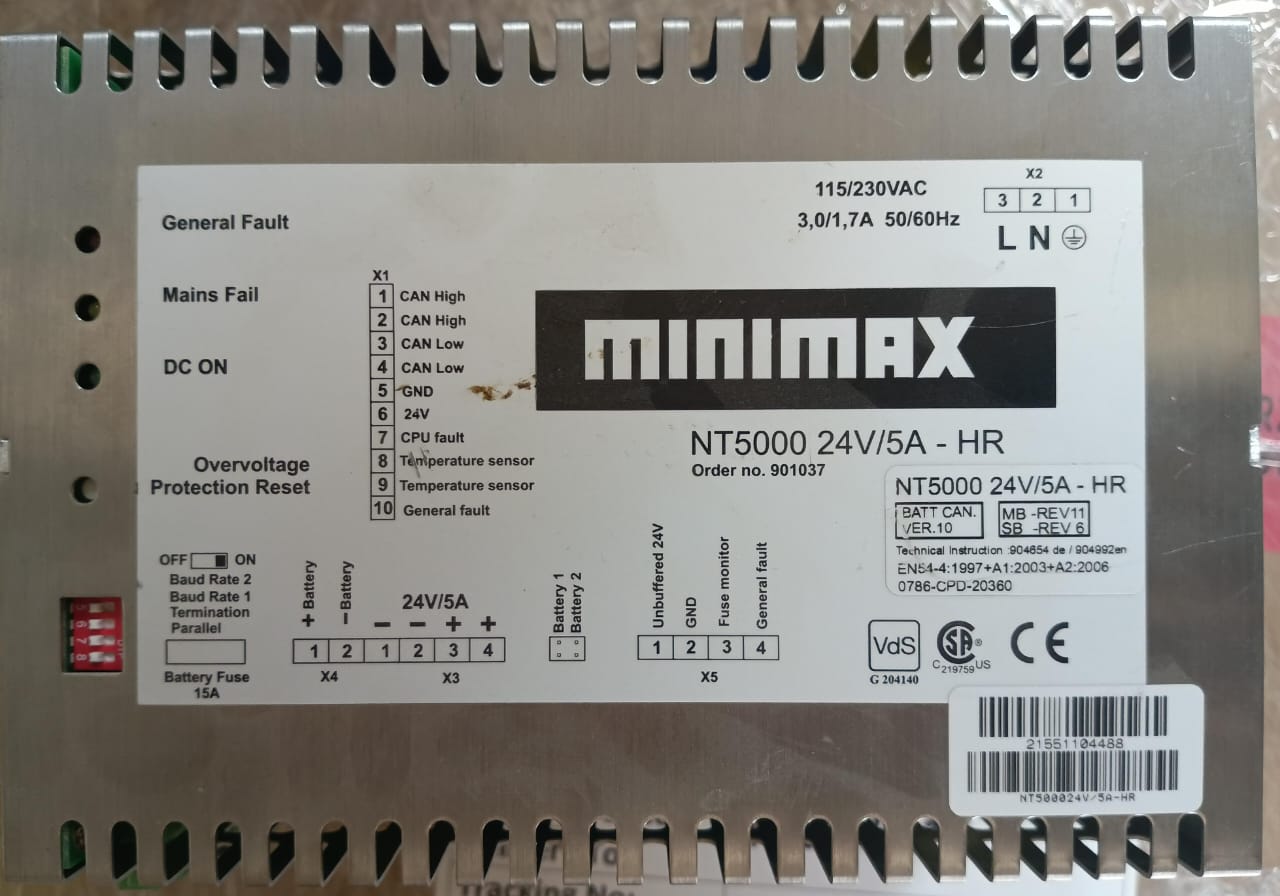 NT5000 24V/5A power supply