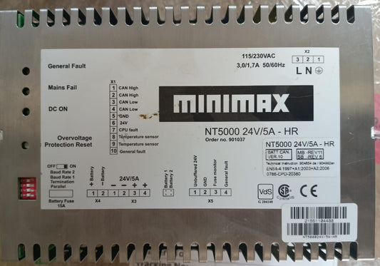 NT5000 24V/5A power supply