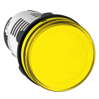 XB7EV05MP Clear LED Pilot Light, 22mm Cutout Yellow LED Indicator