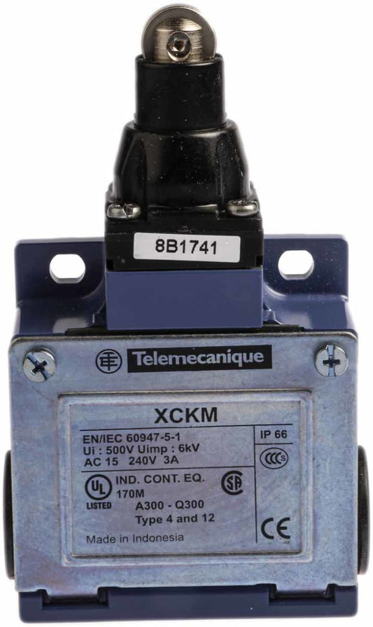 XCKM102H29 Snap Action Limit Switch - Zinc Alloy NO/NC Roller Plunger