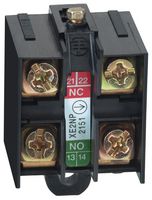 XE2NP2151 Contact Block, Screw Clamp, 2 Pole, 10 A, 600 V, Osiswitch Limit Switches