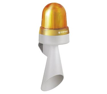 43331070 433 Sounder Beacon, Yellow LED, 10 → 48 V ac/dc