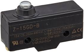 Z-15GD-B Snap Action Limit Switch - Thermosetting Resin, NO/NC, Plunger, 500V