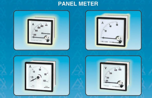 Moving Iron AC 72x72 ammeter