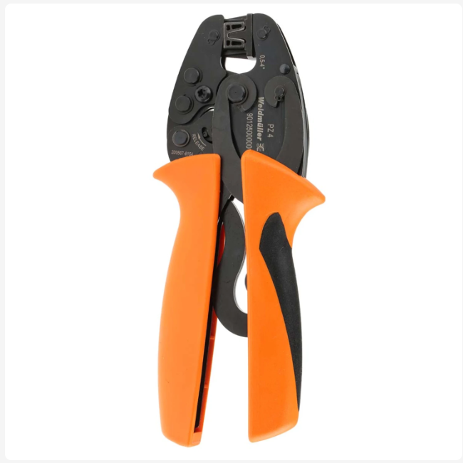 9012500000  Hand Ratcheting Crimp Tool for Crimp Contacts, 0,5 → 4mm² Wire