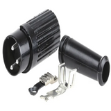 CMD490-949 3 Pole Straight Standard DIN Plug