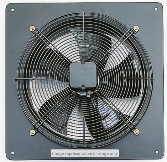 W4S250-DI02-06 ebm-papst S Series Plate Fan, 1000m³/h, 54dB(A), Duct Size 250mm