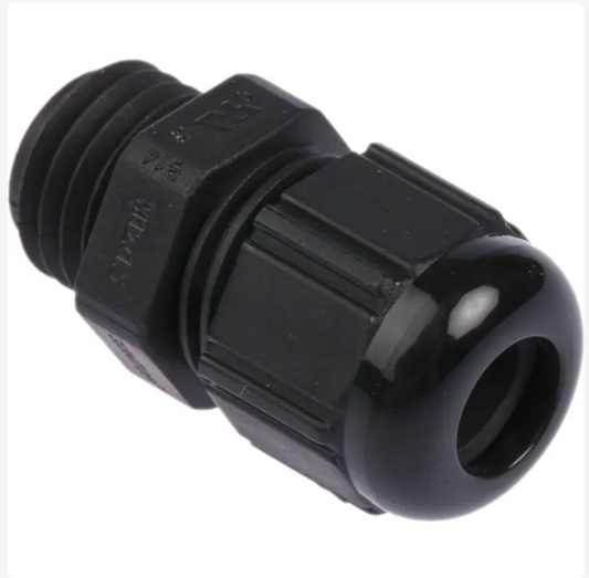 53111200 Lapp SKINTOP Series Black Polyamide Cable Gland, M12 Thread, 3.5mm min., 7mm max., IP66, IP68, IP69K