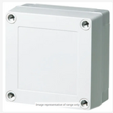 ABS 125/75 HG ENCLOSURE Fibox Grey ABS Enclosure, IP66, IP67, 130 x 130 x 75mm