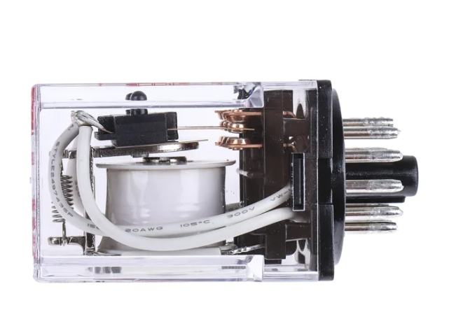 348-829 Plug In Power Relay, 24V dc Coil, 10A Switching Current, 3PDT