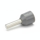 LT-040010 BOOTLACE FERRULE  4MMX10MM GREY