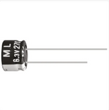 50ML1MEFC4X5 Rubycon 1μF Aluminium Electrolytic Capacitor 50V dc, Radial, Through Hole