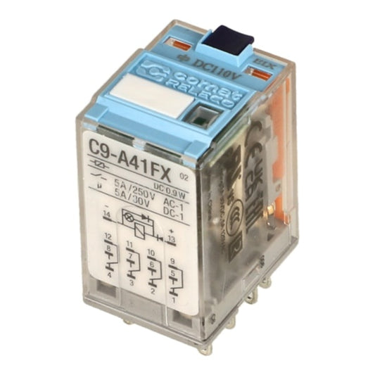 C9-A41FX 110D- ELECO GENERAL PURPOSE RELAY, 4-POLE