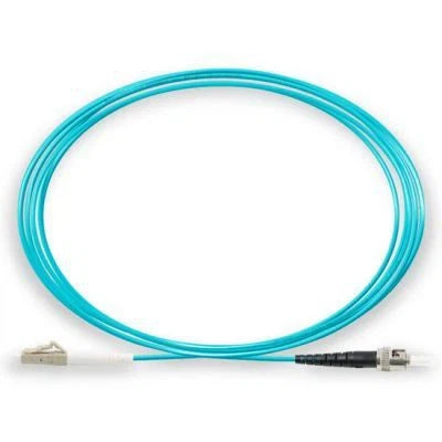 LC UPC to ST UPC Multimode Fiber Optic Patchcord
